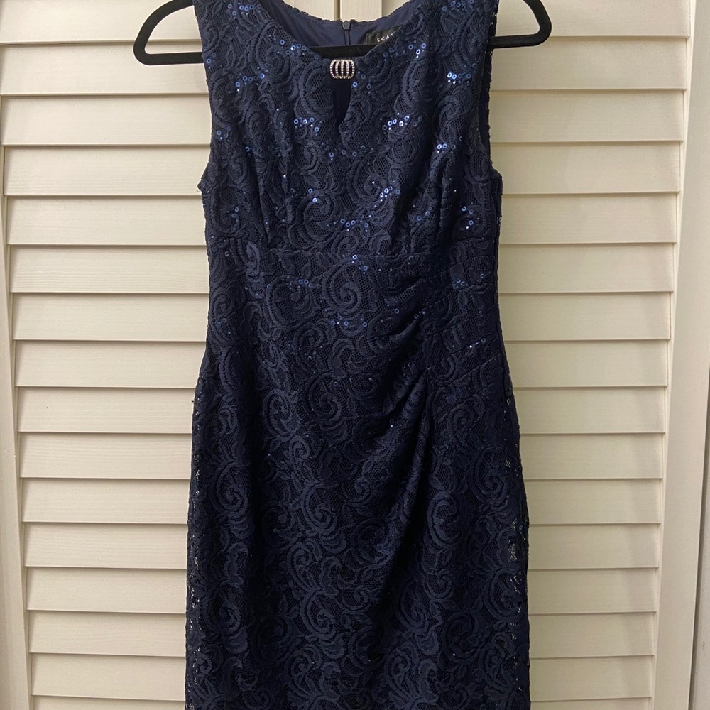 Blue dress